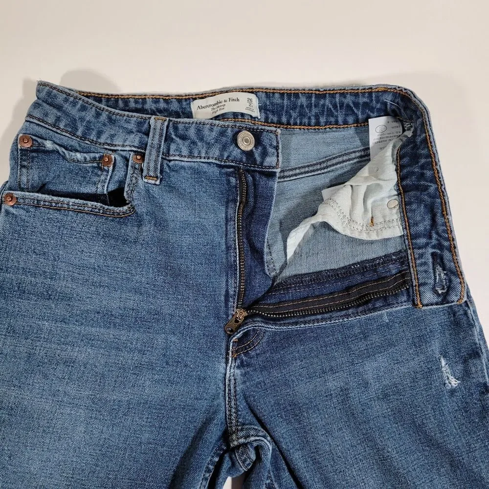 Abercrombie and Fitch Curve Love The Skinny High Rise Jeans‎ Size 26x26 1/2